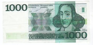 1000 gulden 1972 Spinoza voor 300 euro beschikbaar voor biedingen