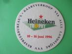 bierviltje Heineken 1-7, Ophalen of Verzenden, Zo goed als nieuw, Viltje(s), Heineken