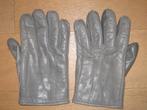 GRIJZE LEREN HANDSCHOENEN MAAT XL., Kleding | Heren, Mutsen, Sjaals en Handschoenen, Onbekend, Maat 56/58 (XL), Ophalen of Verzenden