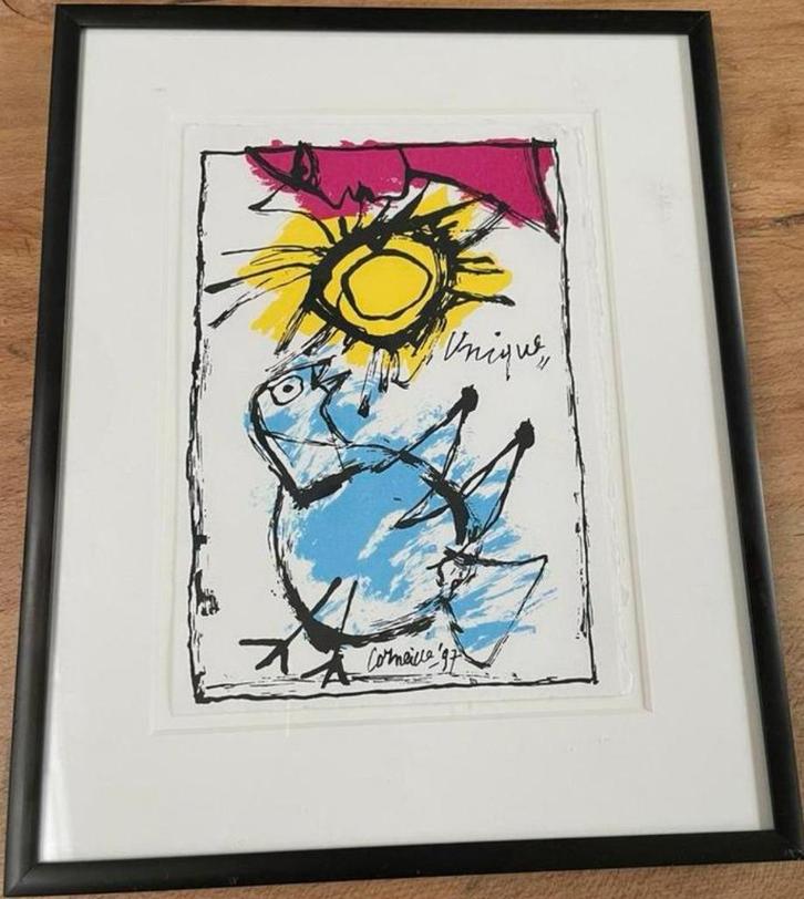 Guillaume Corneille (1922-2010) - Unique, Antiek en Kunst, Kunst | Litho's en Zeefdrukken, Verzenden