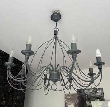 Vintage kroonluchter 8 armen diameter 78cm beschikbaar voor biedingen