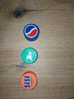 Magneetjes Pepsi, Sisi, 7 up, Ophalen of Verzenden, Zo goed als nieuw