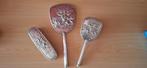 Oude, verzilverde toiletset, Antiek en Kunst, Curiosa en Brocante, Ophalen of Verzenden