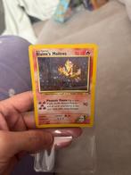 Pokemon kaart blaine’s moltres 1995 1/132, Hobby en Vrije tijd, Verzamelkaartspellen | Pokémon, Ophalen, Zo goed als nieuw, Losse kaart