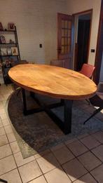 Mooie ovale eettafel 140x120, Huis en Inrichting, Tafels | Eettafels, Ophalen, 100 tot 150 cm, 200 cm of meer, Zo goed als nieuw