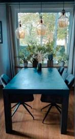 Teak houten eettafel 200*100*78cm, Huis en Inrichting, Tafels | Eettafels, Ophalen, Gebruikt, 200 cm of meer, 50 tot 100 cm