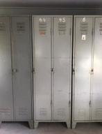 Oude lockers lockerkasten kasten staal industrrieel, Antiek en Kunst, Curiosa en Brocante, Ophalen