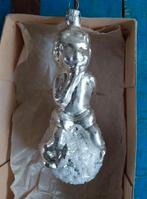 Oude zilverkleurig kerstornament, Ophalen of Verzenden, Gebruikt