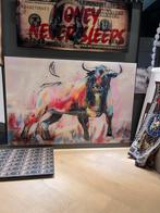 Abstract Koe Plexiglas Schilderij 120x80cm, Antiek en Kunst, Kunst | Schilderijen | Klassiek, Ophalen of Verzenden