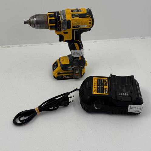 DeWalt Schroefboormachine | Met accu | Met lader | Met garan, Doe-het-zelf en Verbouw, Gereedschap | Boormachines, Zo goed als nieuw
