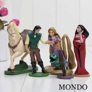SET5 Tangled Rapunzel figuurtjes poppetjes disney dvd bluray beschikbaar voor biedingen