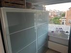 Ikea Pax Kast met glazen deuren, Huis en Inrichting, Kasten | Kledingkasten, Ophalen, 200 cm of meer, 150 tot 200 cm, Zo goed als nieuw