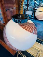 Unieke Lamperti Murano Swirl vintage design hanglamp, Ophalen, A, Minder dan 50 cm, A