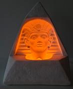 Egyptische stenen tafellamp, vintage. Farao., Huis en Inrichting, Overige materialen, Gebruikt, Ophalen of Verzenden, Egyptisch
