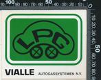Sticker: Vialle Autogassystemen, Ophalen of Verzenden, Zo goed als nieuw, Bedrijf of Vereniging