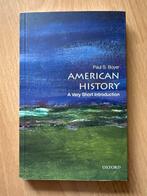 American History: A Very Short Introduction, Ophalen of Verzenden, 20e eeuw of later, Zo goed als nieuw