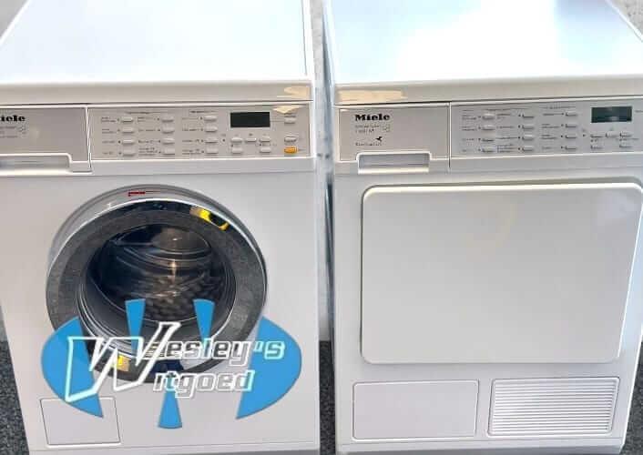Miele set 7kg A+++ – 12 maanden garantie, Witgoed en Apparatuur, Wasmachines