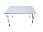 Bruno Mathsson superellipse spanpoot tafel Fritz Hansen, Huis en Inrichting, Tafels | Eettafels, Ophalen, 50 tot 100 cm, Zo goed als nieuw