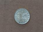 Ned Indie 1/10 gulden 1945 p zilver, Postzegels en Munten, Munten | Nederland, Ophalen of Verzenden, Koningin Wilhelmina, 10 cent
