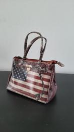 Handtasje met Amerikaanse vlag, Sieraden, Tassen en Uiterlijk, Tassen | Damestassen, Gebruikt, Ophalen of Verzenden