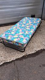 logeerbed  opklapbed, Huis en Inrichting, Ophalen, Gebruikt, Eenpersoons, 190 cm of minder