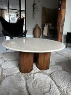 Salontafel marmer - Xavi Eleonora, Huis en Inrichting, Ophalen, 50 tot 100 cm, Rond, Zo goed als nieuw