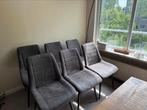 6x eetkamerstoelen grijs, Huis en Inrichting, Stoelen, Ophalen of Verzenden, Zo goed als nieuw, Grijs, Vijf, Zes of meer stoelen