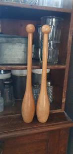 Set vintage kegels physio knuppels jongleer knotsen, Ophalen of Verzenden