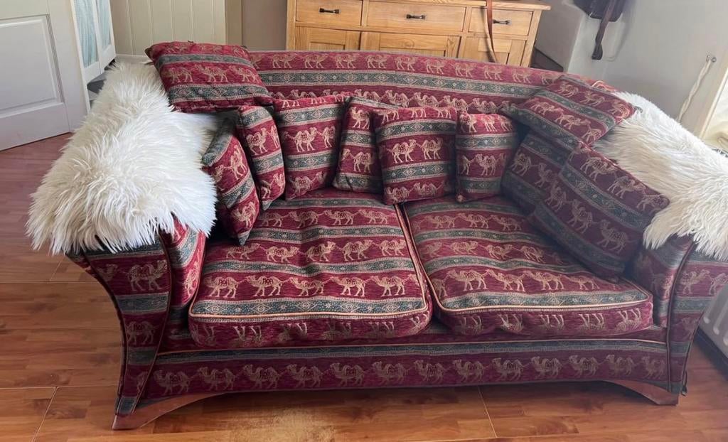 GRATIS bank op te halen, Ophalen, Gebruikt, 100 tot 125 cm, Tweepersoons