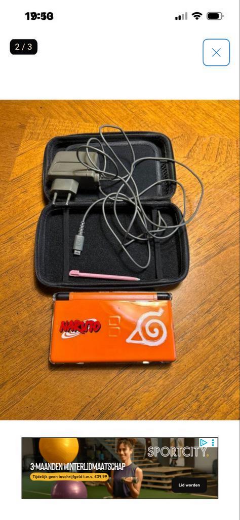 Nintendo DS Lite Naruto Editie, Spelcomputers en Games, Games | Nintendo DS, Gebruikt, 1 speler, Vanaf 7 jaar, Ophalen