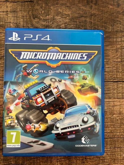 Micro Machines World Series, Spelcomputers en Games, Games | Sony PlayStation 4, Zo goed als nieuw, Racen en Vliegen, 1 speler