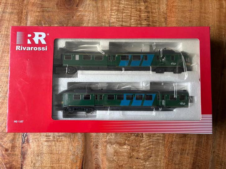 Rivarossi HR2439 NS 2 delig MAT 46 in ovv en als nieuw., Hobby en Vrije tijd, Modeltreinen | H0, Zo goed als nieuw, Treinset, Wisselstroom