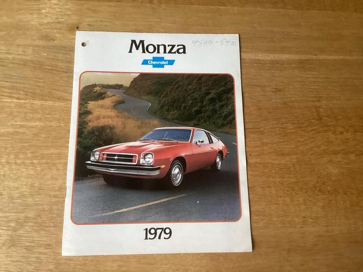 Chevrolet Monza Brochure - 1979 Canada, Boeken, Auto's | Folders en Tijdschriften, Gelezen, Chevrolet, Ophalen of Verzenden