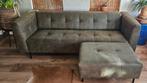 Bank Taylor met Hocker, Ophalen, Driepersoons, 75 tot 100 cm, Zo goed als nieuw