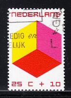 890 - Nederland nvph 981 gestempeld , kinderzegel , kubus, Verzenden, Na 1940, Gestempeld