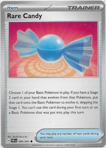 Paldean Fates,  Rare Candy [uncommon] 89/91 beschikbaar voor biedingen