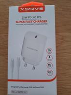 25W oplader met snoer, Telecommunicatie, Mobiele telefoons | Telefoon-opladers, Ophalen of Verzenden, Nieuw, Samsung