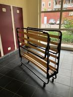2 pers logeerbed, Huis en Inrichting, Slaapkamer | Bedden, Ophalen, Bruin, Tweepersoons, 140 cm