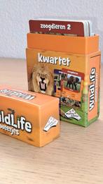 Kwartet wildlife weetjes dieren vanaf 6+, Ophalen of Verzenden, Zo goed als nieuw, Kwartet(ten)