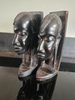 Afrikaanse houten boekensteunen, Antiek en Kunst, Ophalen of Verzenden