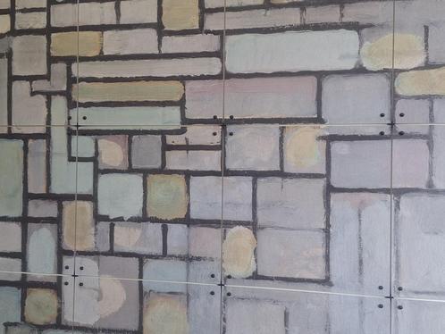 IXXI Mondriaan compositie nr 2 140x100 35 kaarten, Antiek en Kunst, Kunst | Overige Kunst, Ophalen