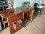 Vintage Naaimachine kast incl. Naaimachine, Antiek en Kunst, Antiek | Naaimachines, Ophalen