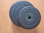 Barbell met halterschijven Physionics 50kg, 28mm, Sport en Fitness, Fitnessmaterialen, Ophalen, Gebruikt