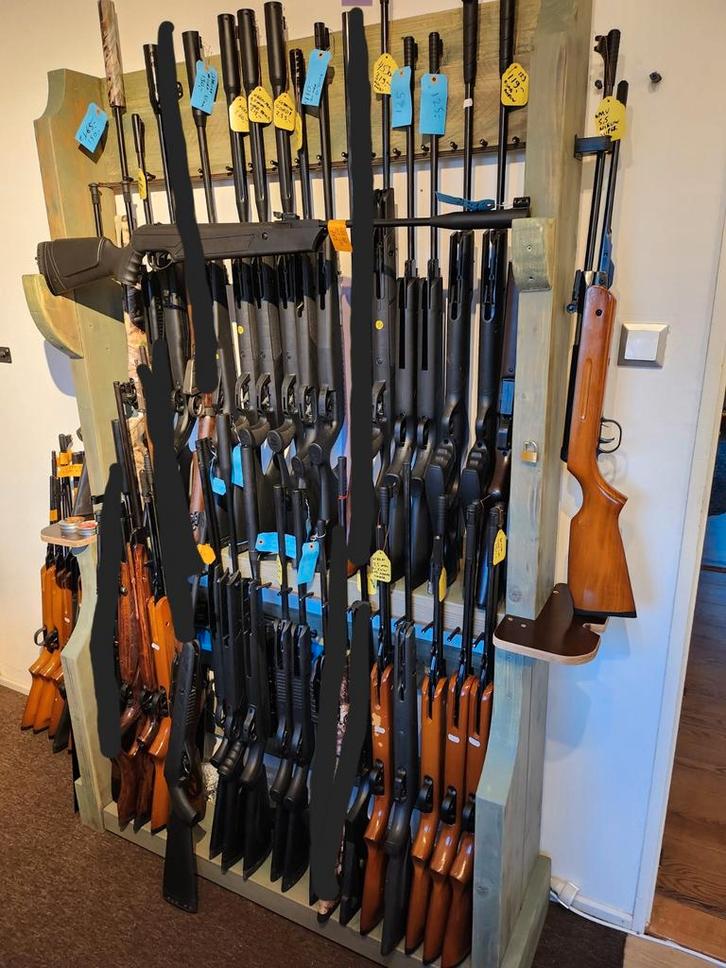 Grote wapenkast voor luchtbuksen en windbuksen, Sport en Fitness, Schietsport-accessoires, Zo goed als nieuw, Ophalen