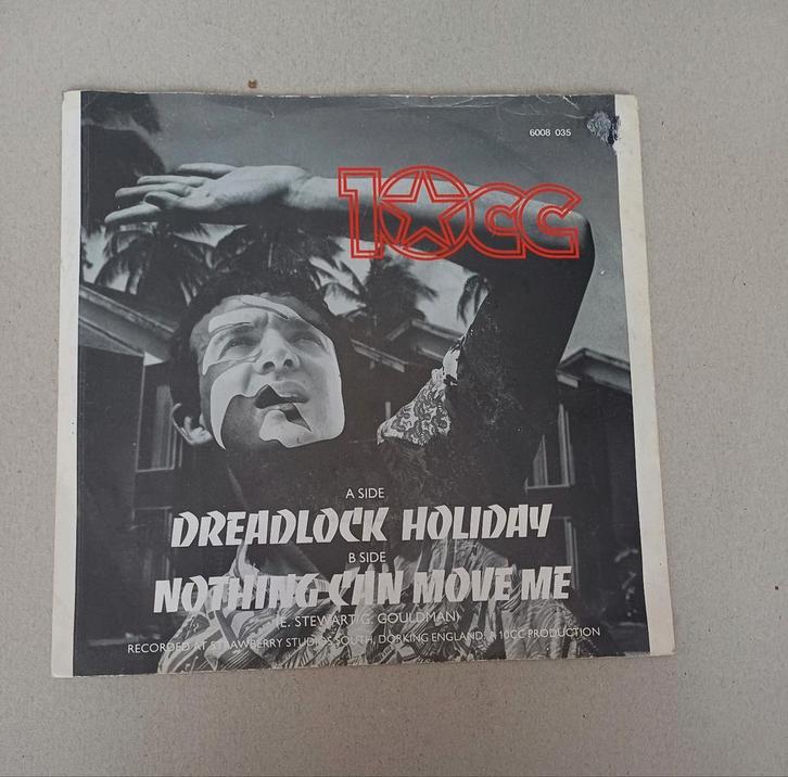 10CC - Dreadlock Holiday, Cd's en Dvd's, Vinyl Singles, Gebruikt, Single, Pop, 7 inch, Ophalen of Verzenden