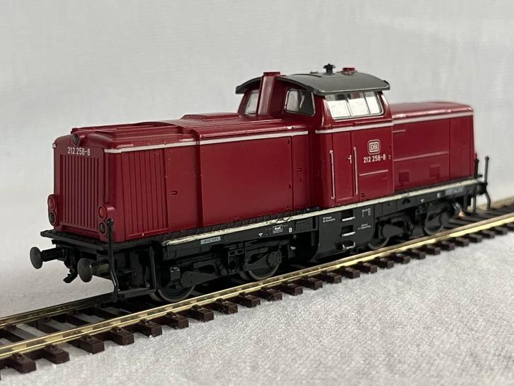 Fleischmann 4230 DB Diesellok BR 212 258-8, Hobby en Vrije tijd, Modeltreinen | H0, Gebruikt, Locomotief, Gelijkstroom, Fleischmann