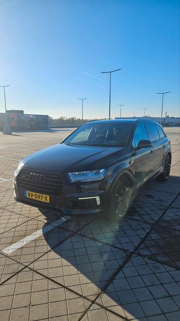 Audi Q7 3.0 TDI E-tron Quattro S-Line VOL/PANO/LEDER/CARPLAY, Auto's, Audi, Particulier, Q7, 4x4, Achteruitrijcamera, Airbags