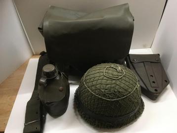 PSU Pukkel met (binnen)helm, schep, koppel en veldfles beschikbaar voor biedingen