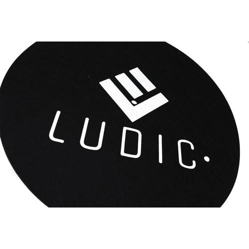 Ludic Anti-static Logo Felt slipmat Black NOstatic, Audio, Tv en Foto, Platenspelers, Nieuw, Overige merken, Ophalen of Verzenden