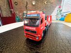Volvo tandem asser met dieplader schaal 1:50 van Lion car., Ophalen of Verzenden, Gebruikt, Bus of Vrachtwagen, Lion Toys